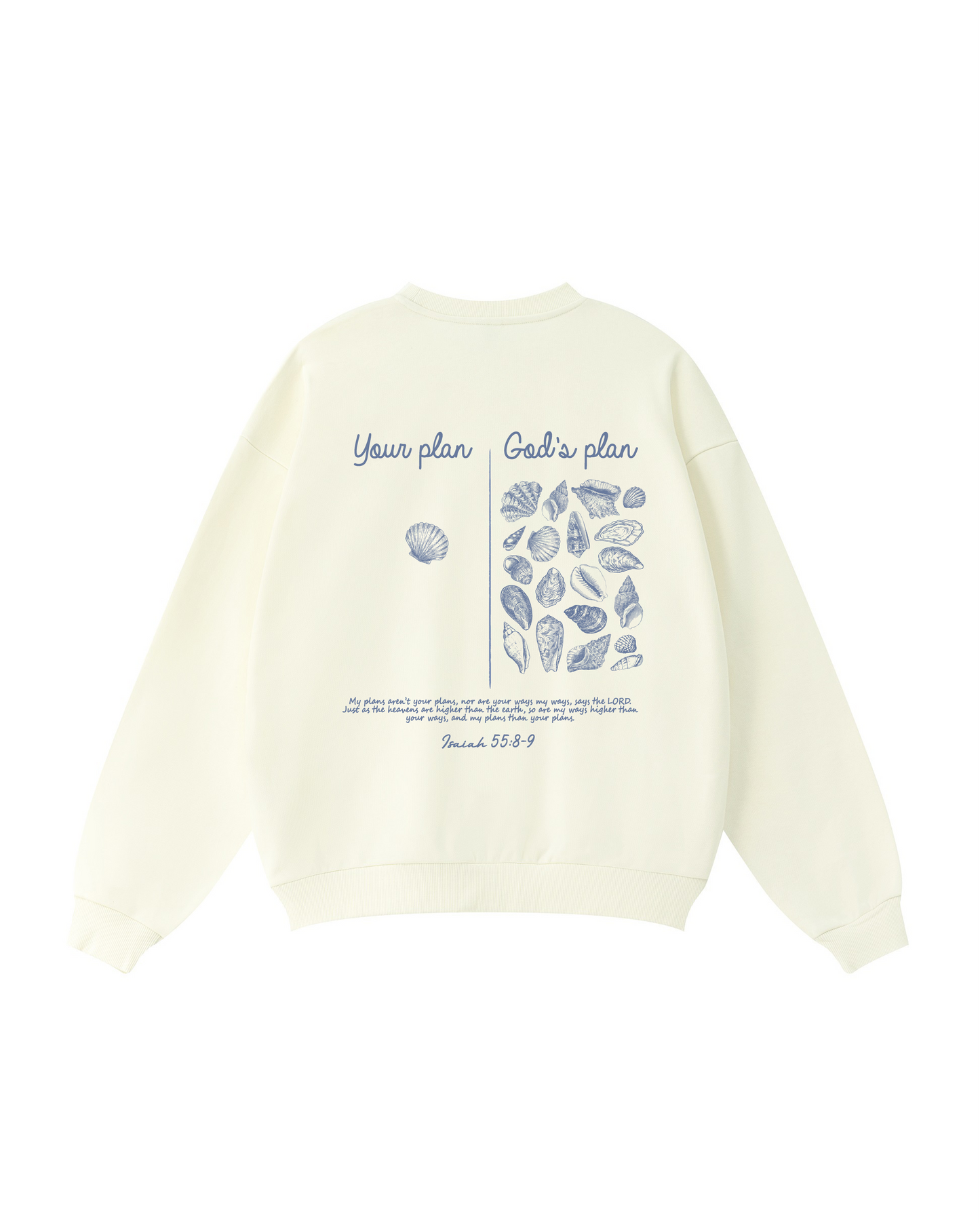 Your Plan God’s Plan Isaiah 55:8–9  Crewneck