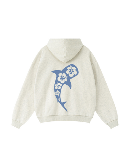 Created with Wonder Floral Whale Hoodie