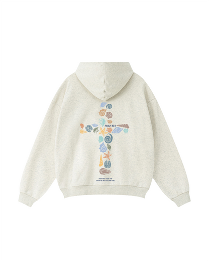 His Love Is Greater Than the Waves Psalm 93:4 Hoodie