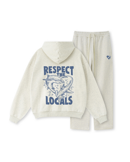 Respect the Locals Shark Hoodie