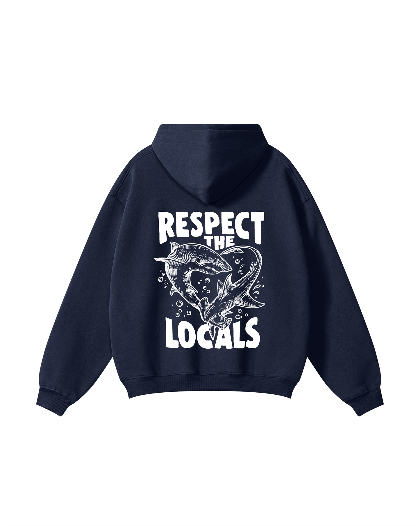 Respect the Locals Shark Hoodie
