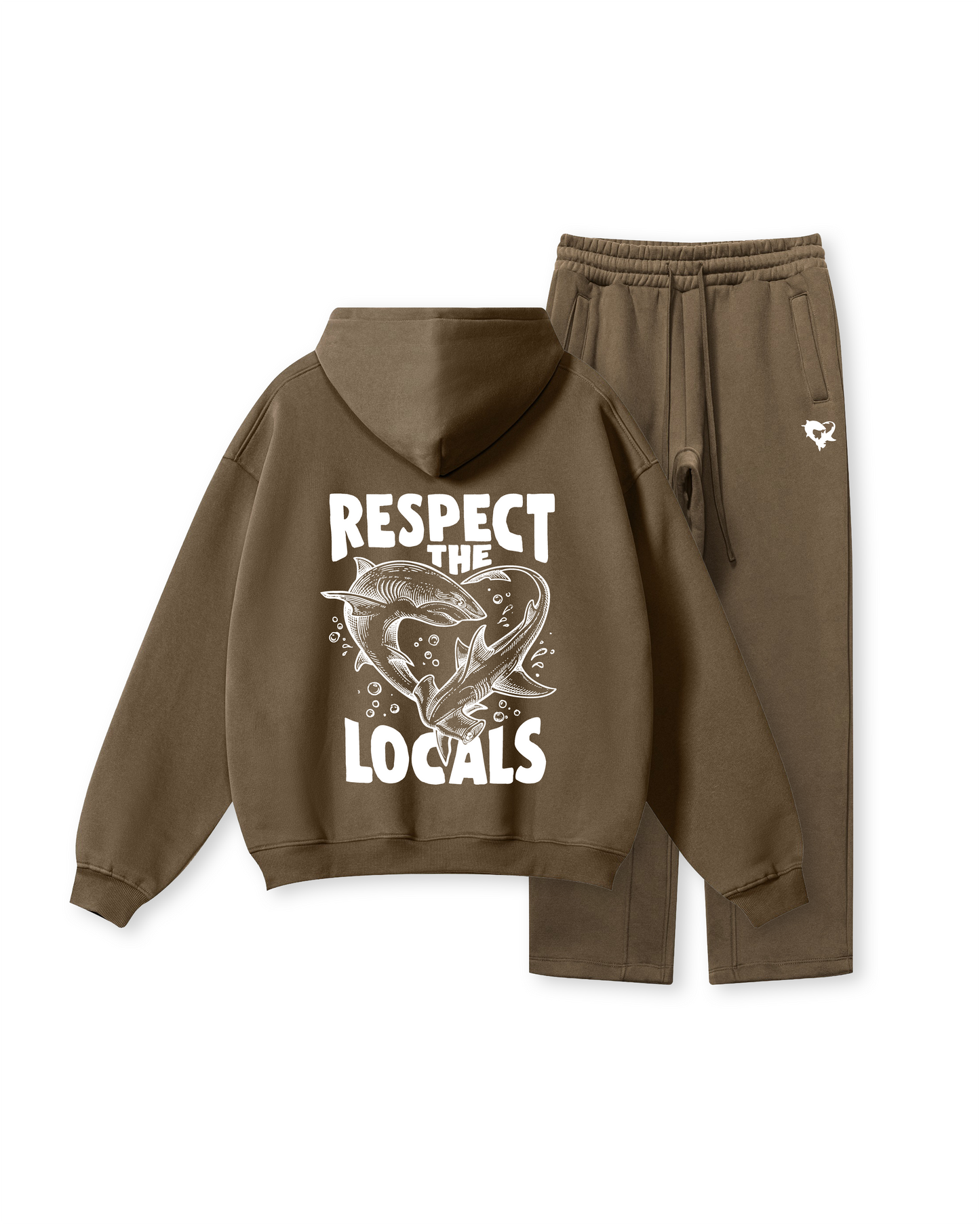 Respect the Locals Shark Hoodie