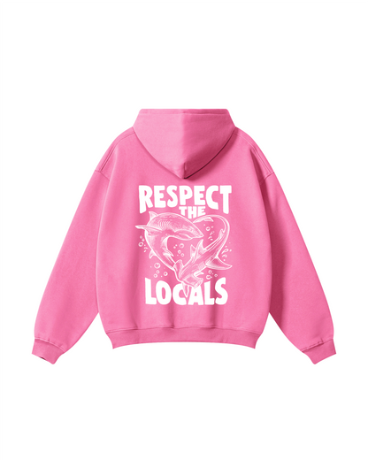 Respect the Locals Shark Hoodie