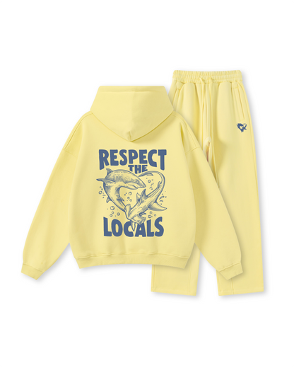 Respect the Locals Shark Hoodie