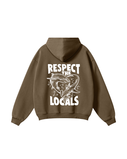 Respect the Locals Shark Hoodie