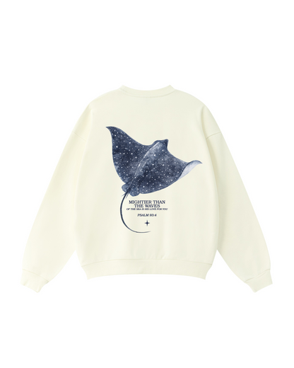 Mightier Than the Waves Crewneck