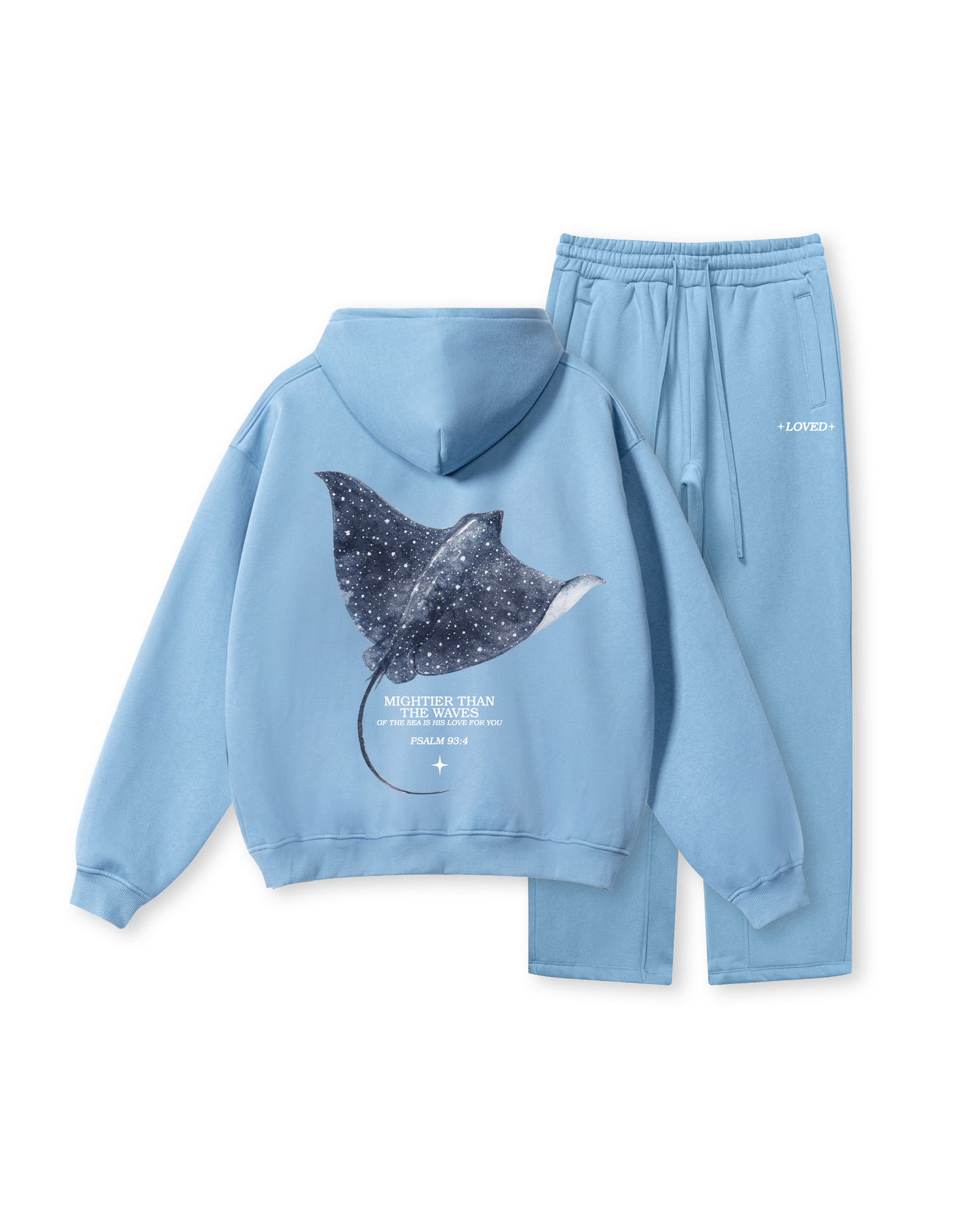 Mightier Than the Waves Stingray Hoodie