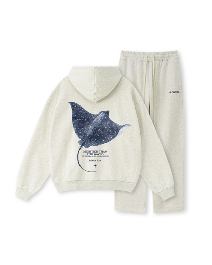Mightier Than the Waves Stingray Hoodie