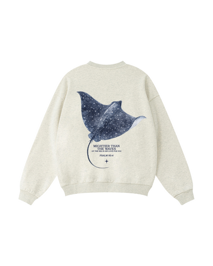 Mightier Than the Waves Crewneck
