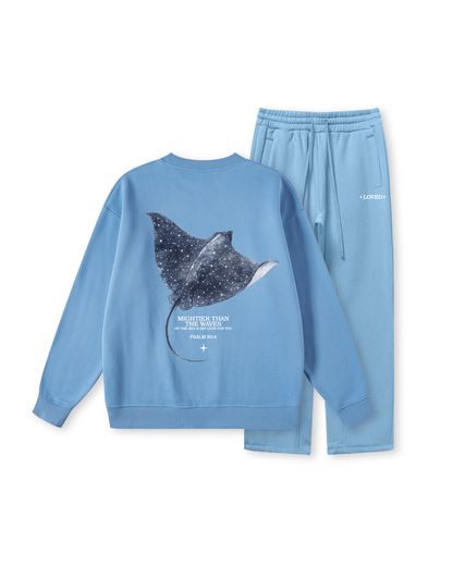 Mightier Than the Waves Crewneck