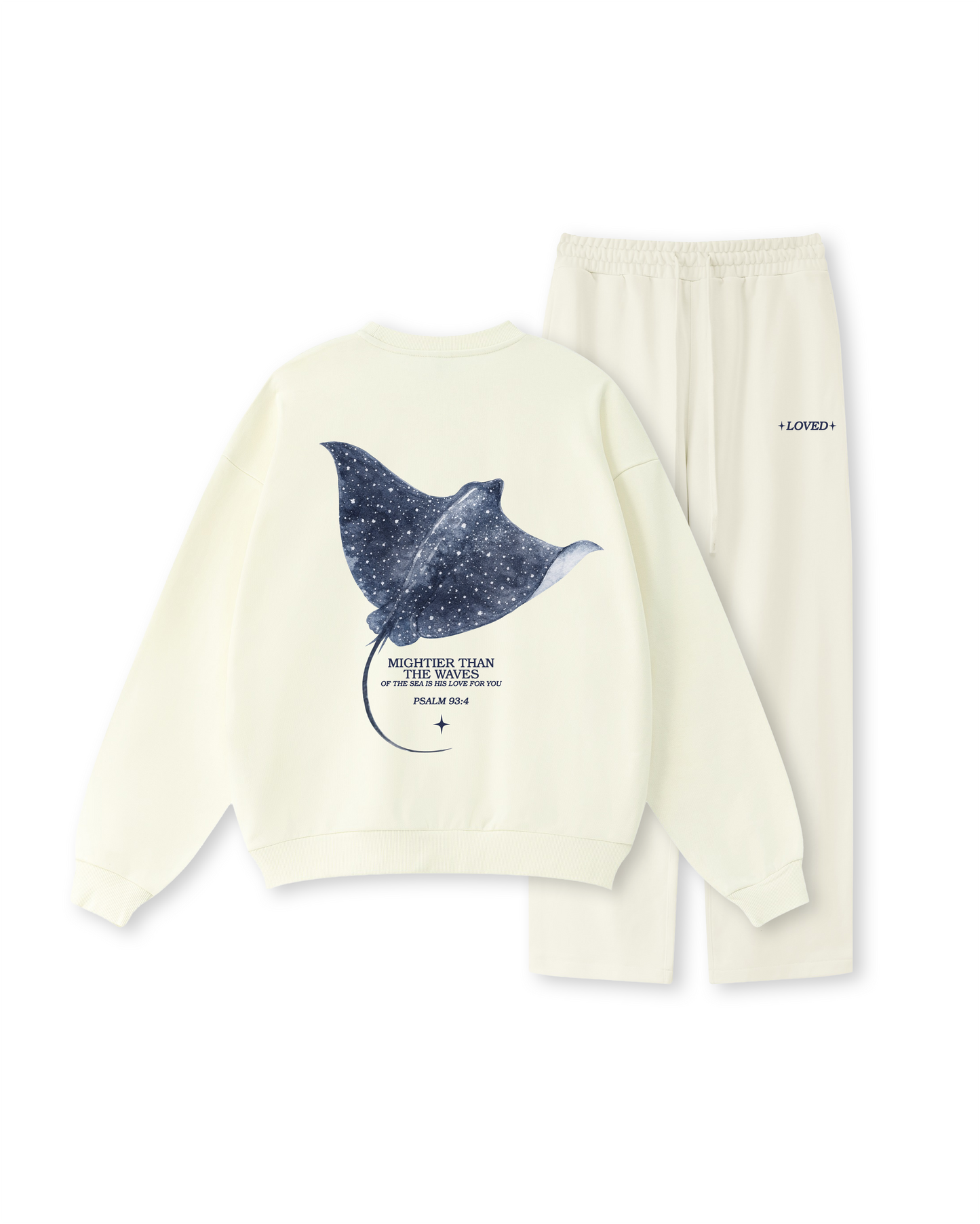 Mightier Than the Waves Crewneck