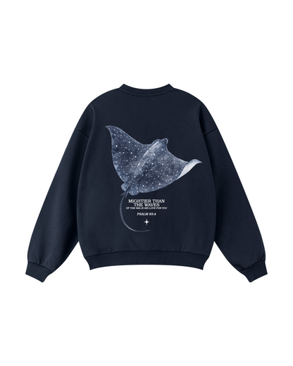 Mightier Than the Waves Crewneck