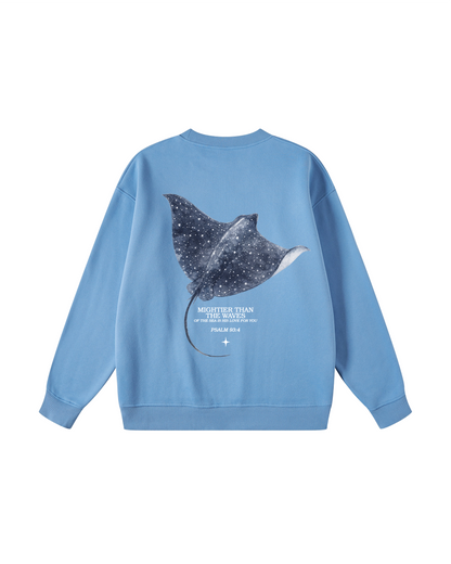 Mightier Than the Waves Crewneck