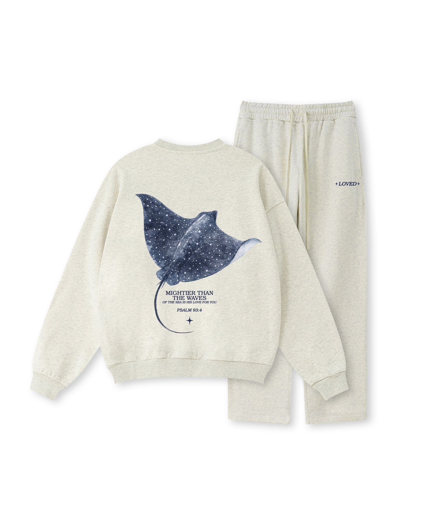Mightier Than the Waves Crewneck