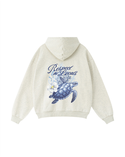 Respect the Locals Sea Turtle Hoodie