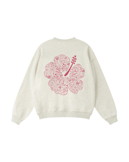Bloom in Grace Hibiscus Crewneck