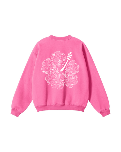 Bloom in Grace Hibiscus Crewneck
