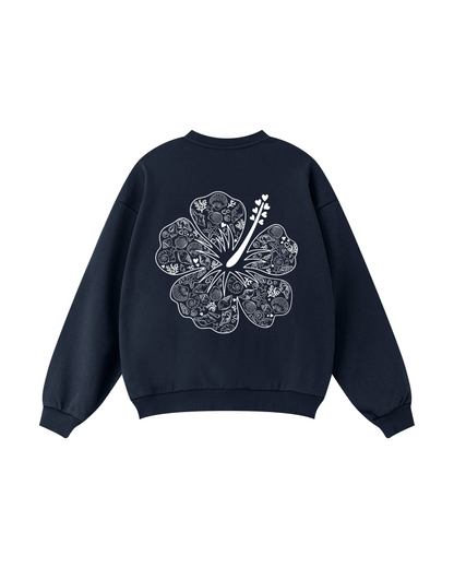 Bloom in Grace Hibiscus Crewneck