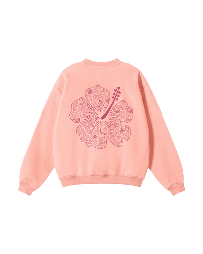 Bloom in Grace Hibiscus Crewneck