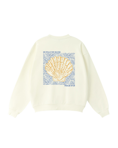 He Stills the Waves Crewneck