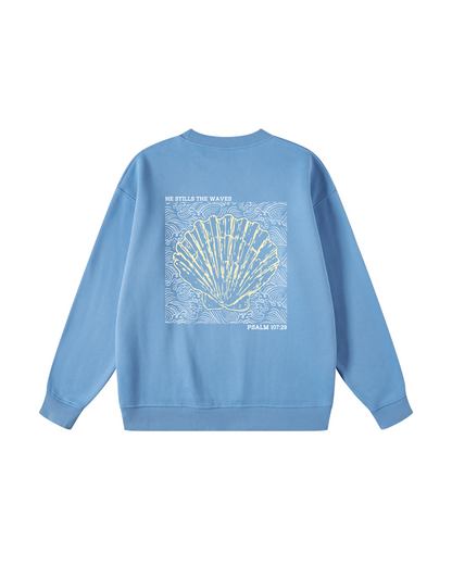 He Stills the Waves Crewneck