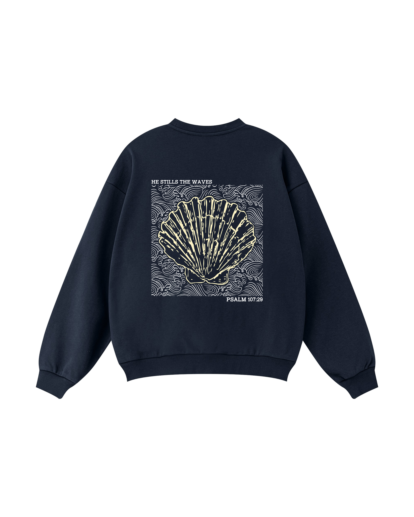 He Stills the Waves Crewneck