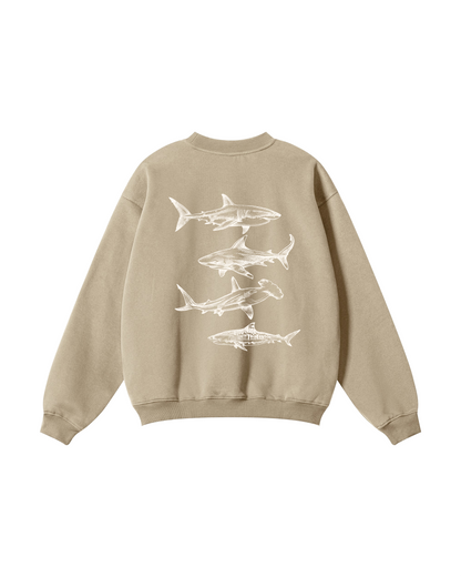 Sharks of the Deep Crewneck