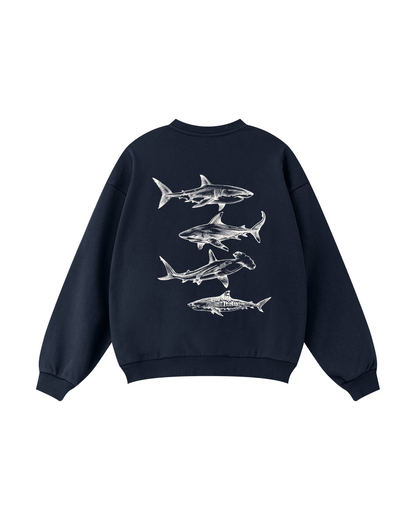 Sharks of the Deep Crewneck