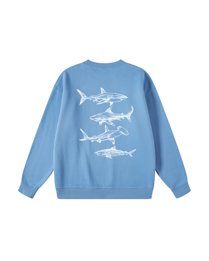 Sharks of the Deep Crewneck