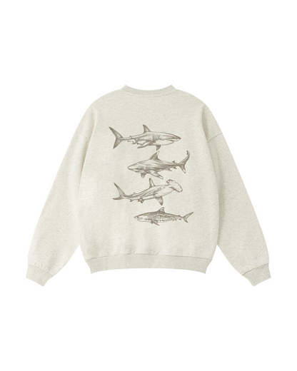 Sharks of the Deep Crewneck