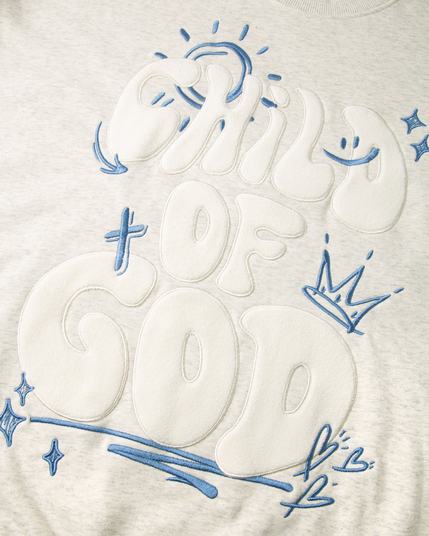 Child of God Embroidered Crewneck