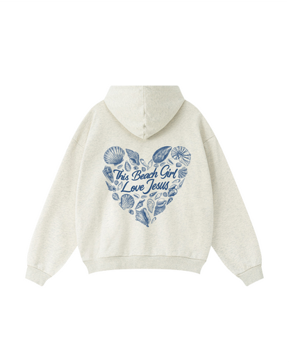 Beach Girl Love Jesus Hoodie