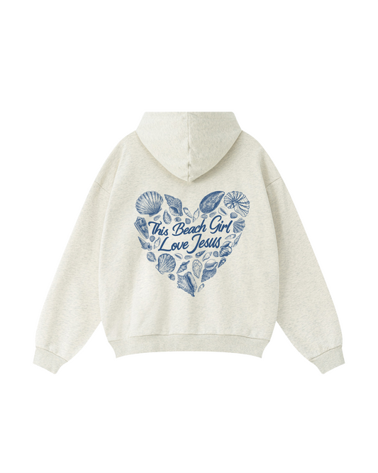 Beach Girl Love Jesus Hoodie