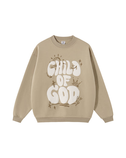 Child of God Embroidered Crewneck