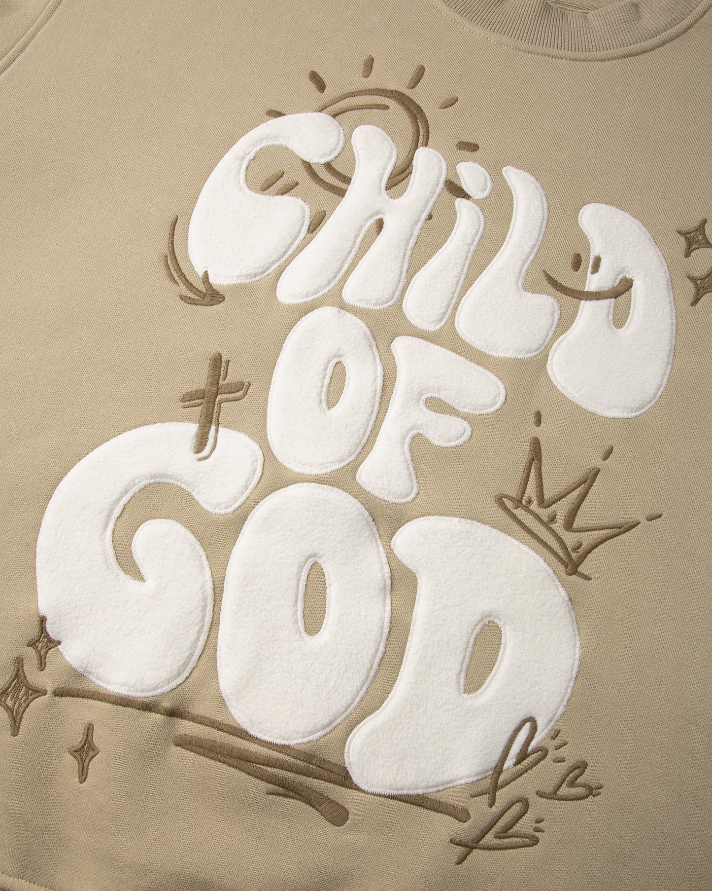 Child of God Embroidered Crewneck