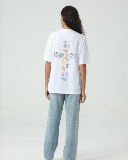 Seashell Cross Tee