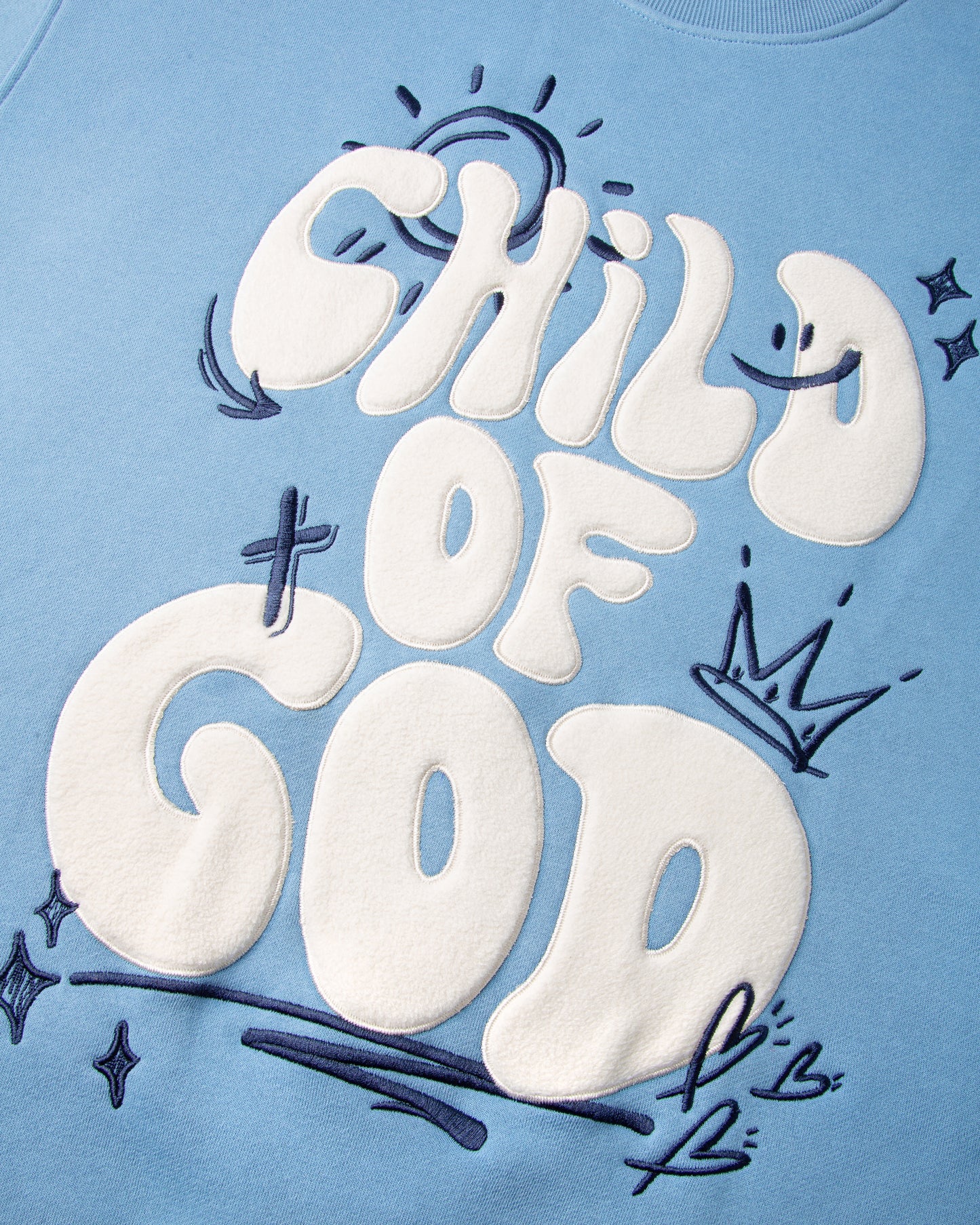 Child of God Embroidered Crewneck