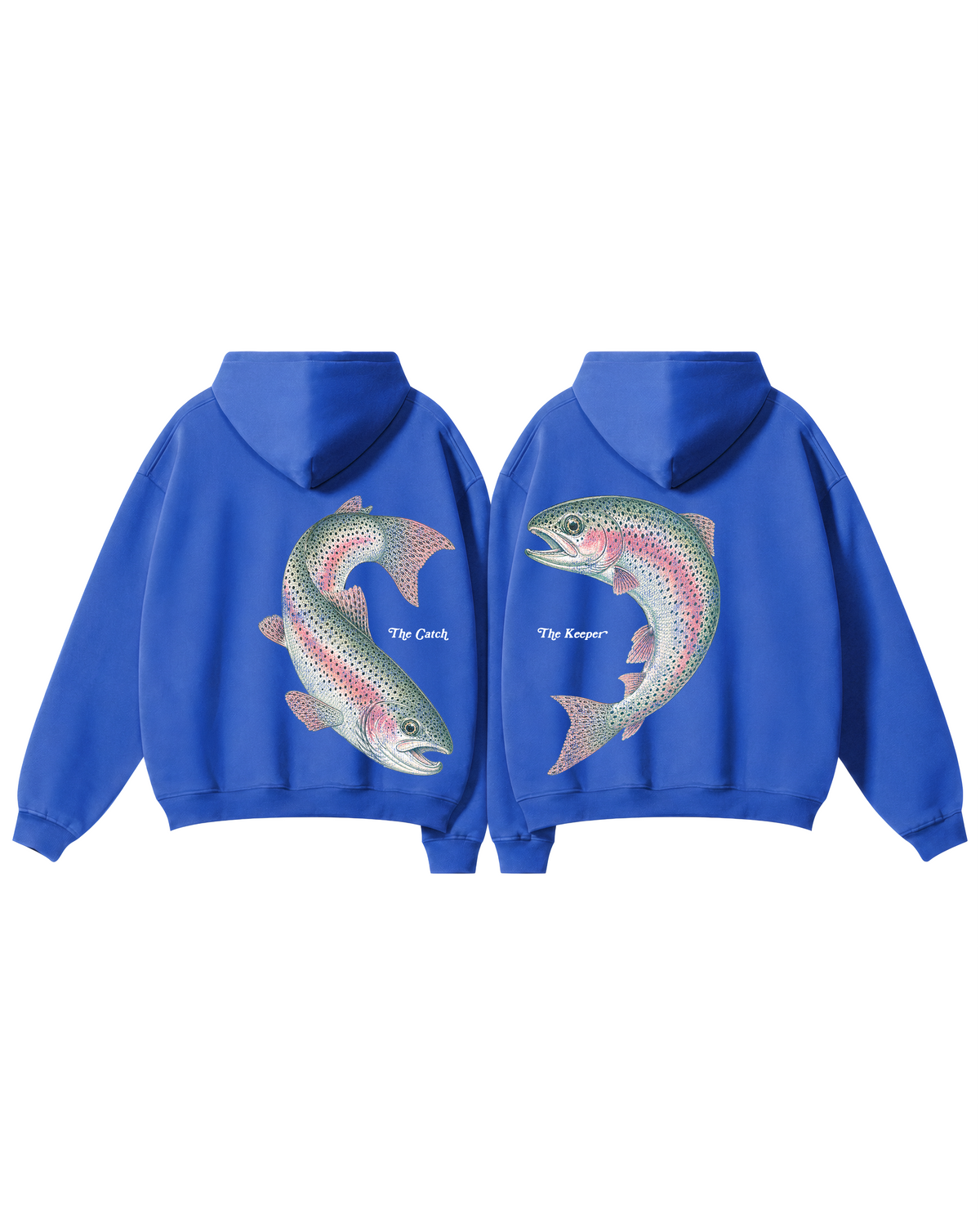 The Catch & The Keeper Rainbow Trout Heart Hoodie Set