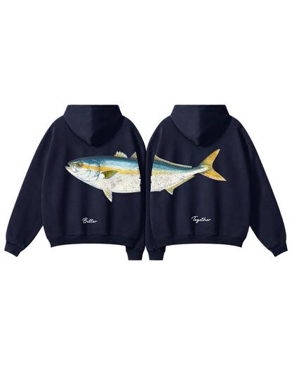 Better Together Yellowtail Couple Unisex Hoodie Set
