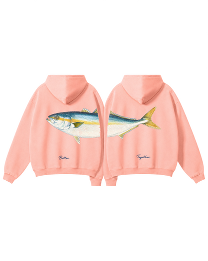 Better Together Yellowtail Couple Unisex Hoodie Set