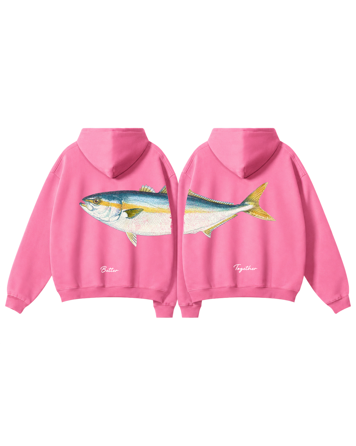 Better Together Yellowtail Couple Unisex Hoodie Set