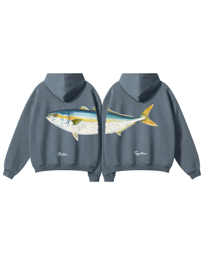 Better Together Yellowtail Couple Unisex Hoodie Set