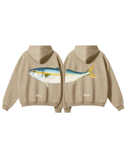 Better Together Yellowtail Couple Unisex Hoodie Set