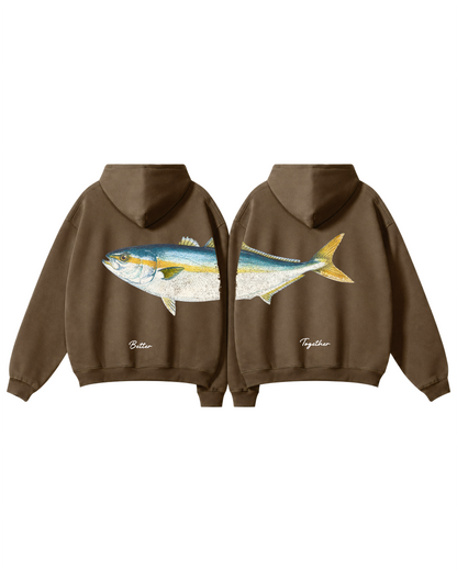 Better Together Yellowtail Couple Unisex Hoodie Set