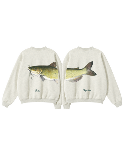 Better Together Channel Catfish Couple Unisex Crewneck Set