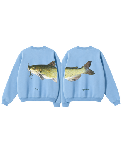 Better Together Channel Catfish Couple Unisex Crewneck Set