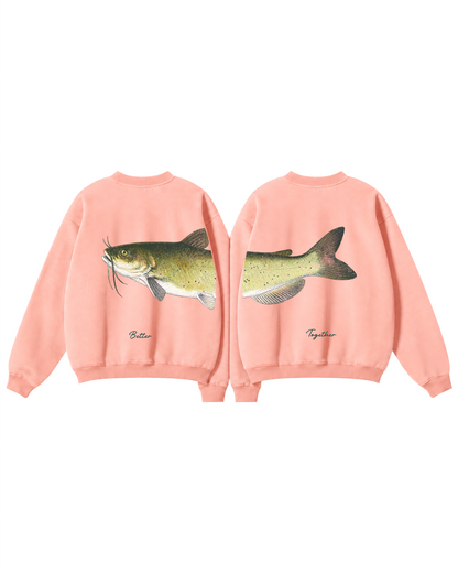 Better Together Channel Catfish Couple Unisex Crewneck Set