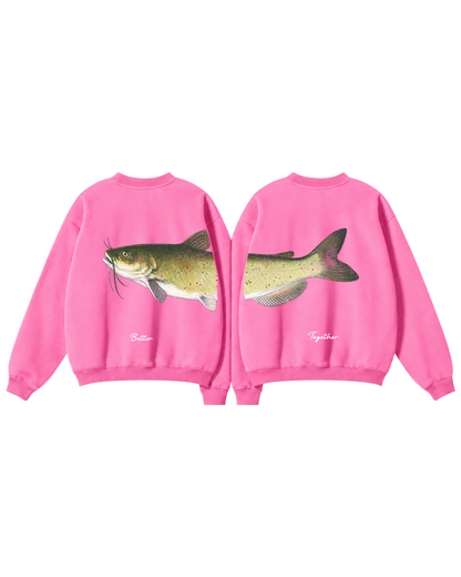 Better Together Channel Catfish Couple Unisex Crewneck Set