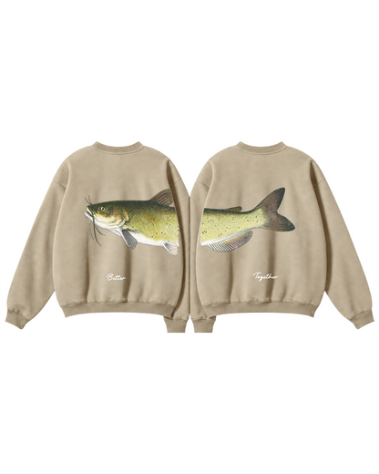 Better Together Channel Catfish Couple Unisex Crewneck Set