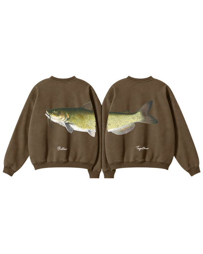 Better Together Channel Catfish Couple Unisex Crewneck Set